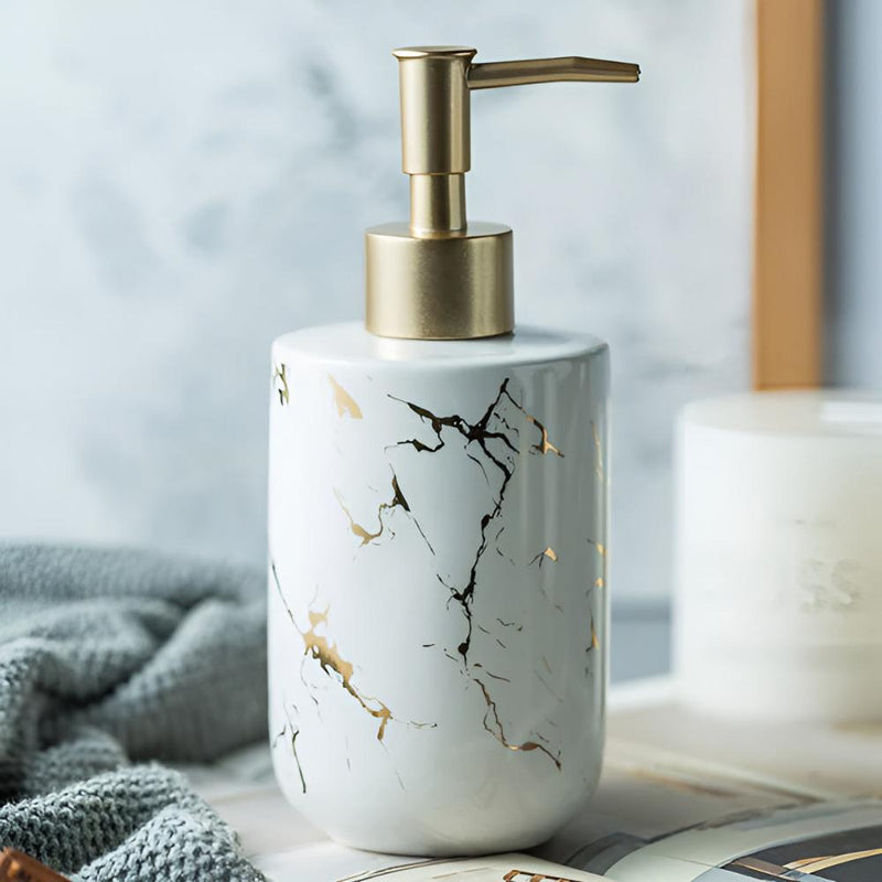 Golden Marble Luxe Dispenser