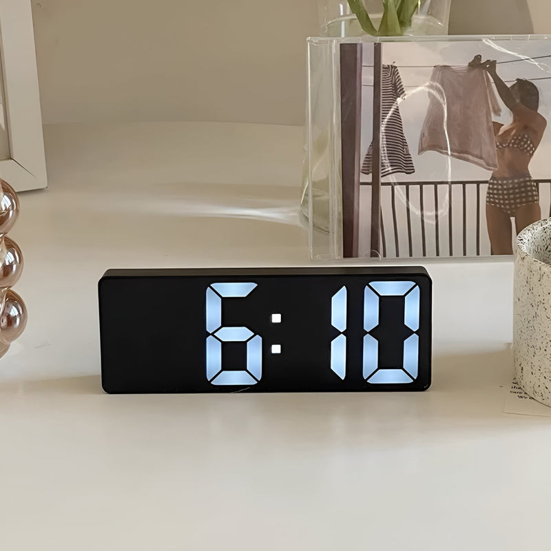 Digital LED Mirror Alarm Clock