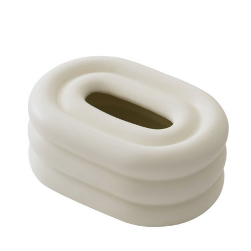 Lustre Ceramic Tissue Holder