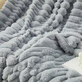 Plush Soft Faux Rabbit Blanket