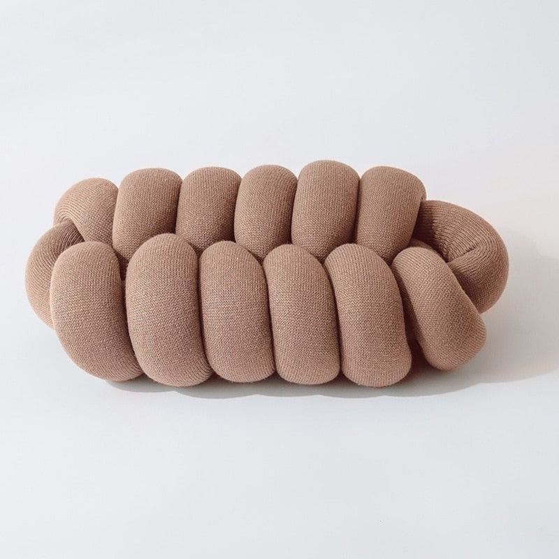 Splendid Ellipse Knotted Plush Cushion