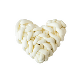 Plush Knotted Heart Shape Cushions