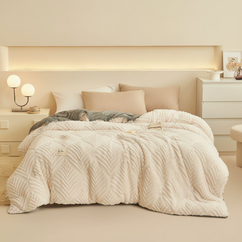 Cressida Deluxe Maple Design Blanket