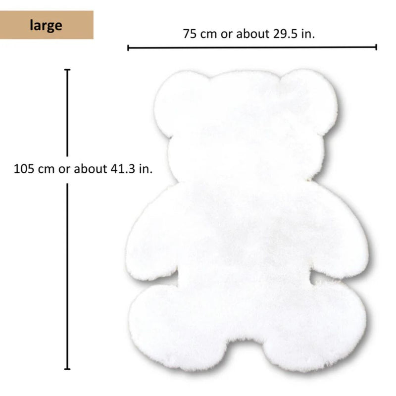 Fluffy Charm Teddy Bear Rug