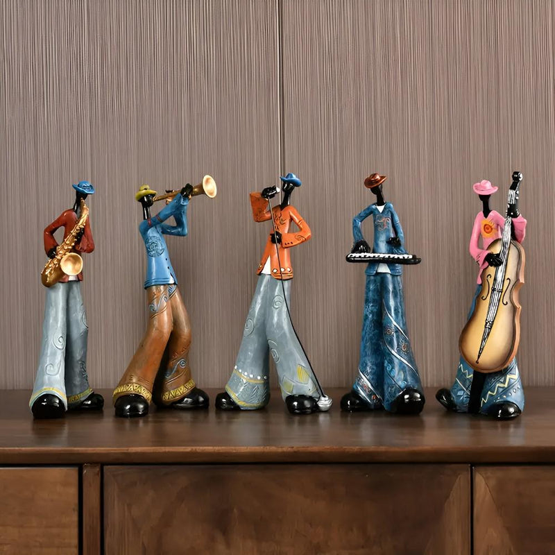 Jazz Musical Band Resin Figurine