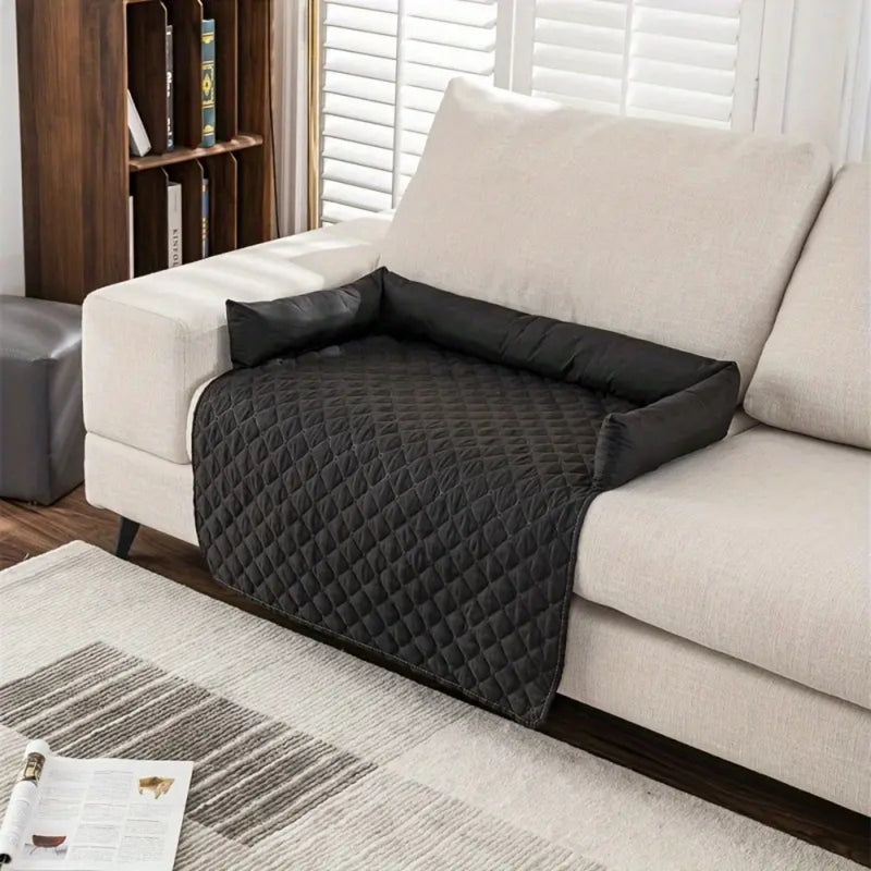 Bolstered Quilted Pet Sofa Protector