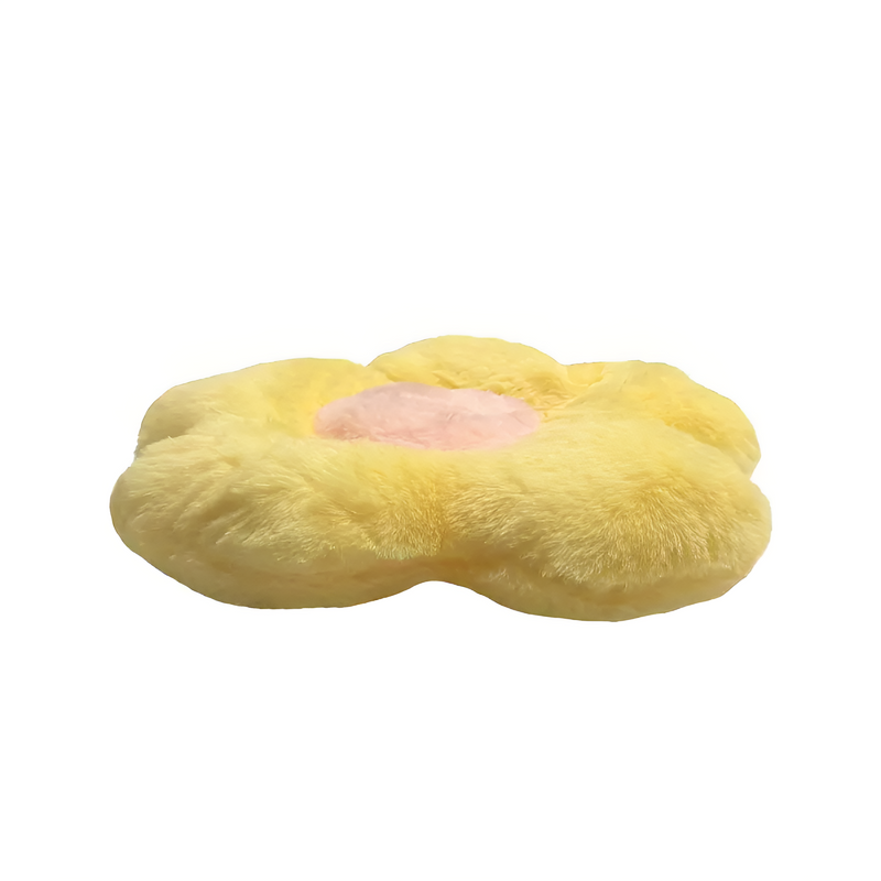 Plush Flower Seating Cushion