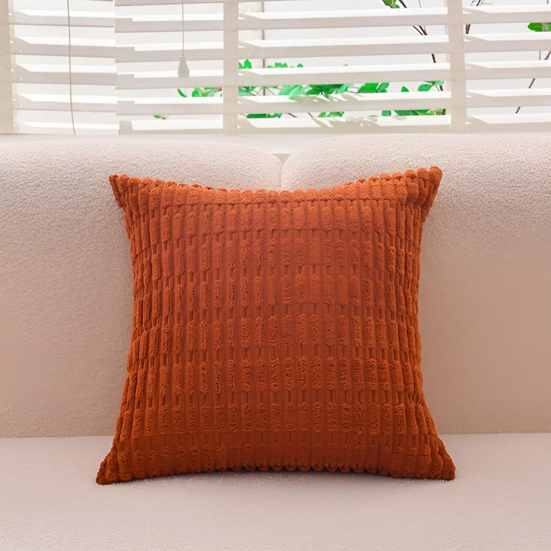 Plush Ridge Cushion Covers