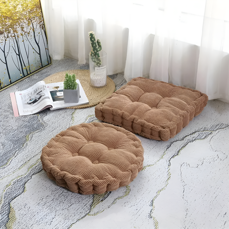 Stackable Corduroy Chair Cushions