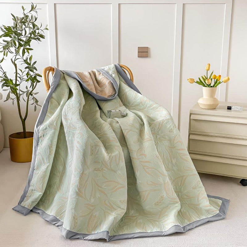 Wheat Garden Reversible Cotton Throw