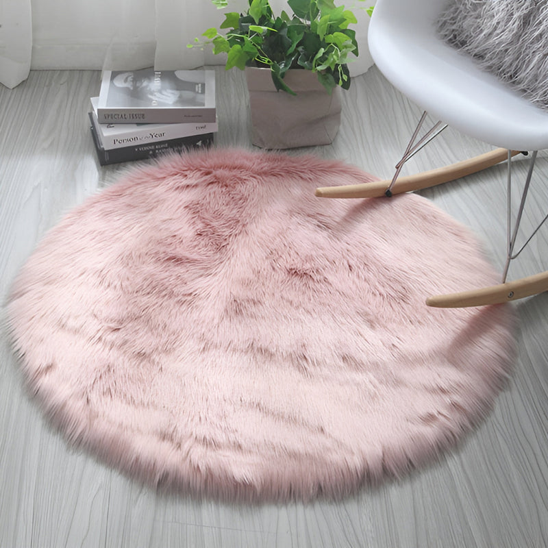 Round Cloud Soft Plush Rug