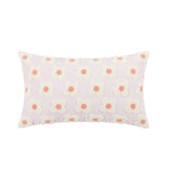 Lustrous Floral Embroidered Cushion Cover