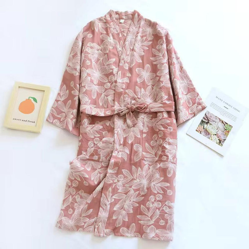 Floral Breeze Kimono Robe