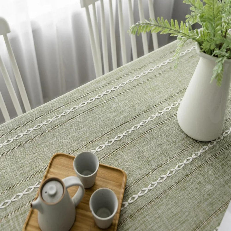 Elegant Cotton Linen Tablecloth