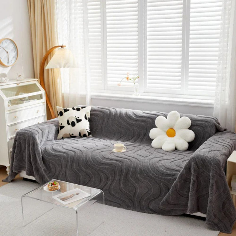 Tranquil Loom Plush Sofa Cover