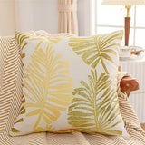 Metallic Foliage Cushion Cover