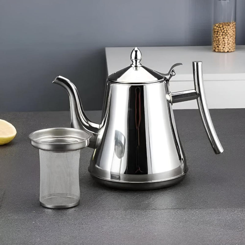 Stainless Steel Kettle with Built-in Filter