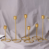 Golden Romantic Candle Holders