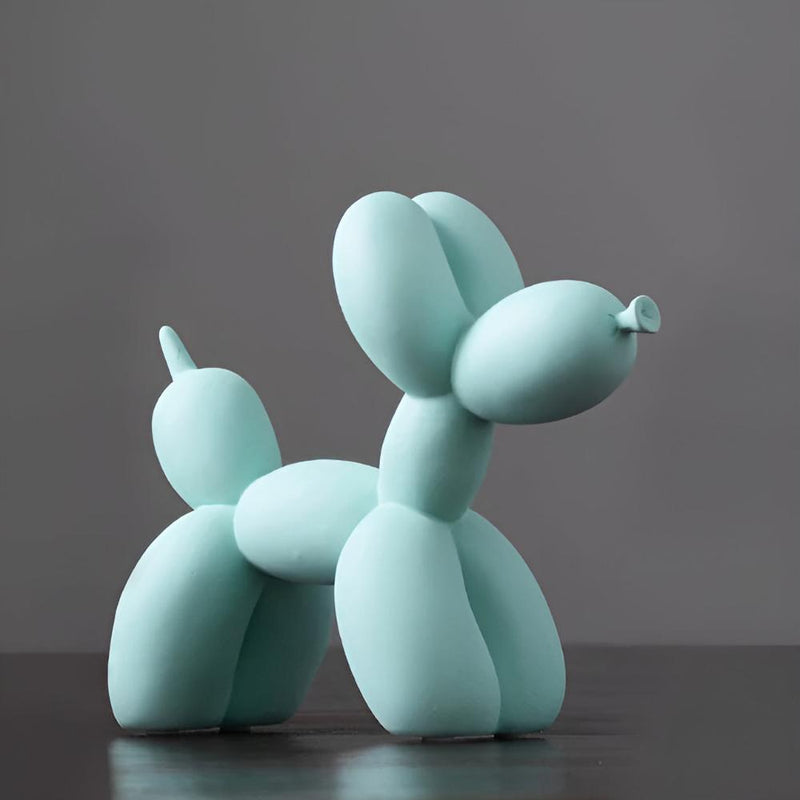 Matte Balloon Dog Resin Sculpture