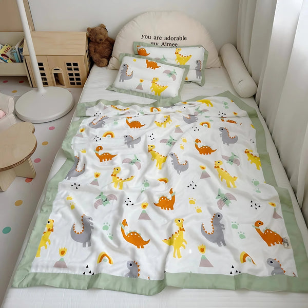 Dino Bamboo Fiber Children's Blanket