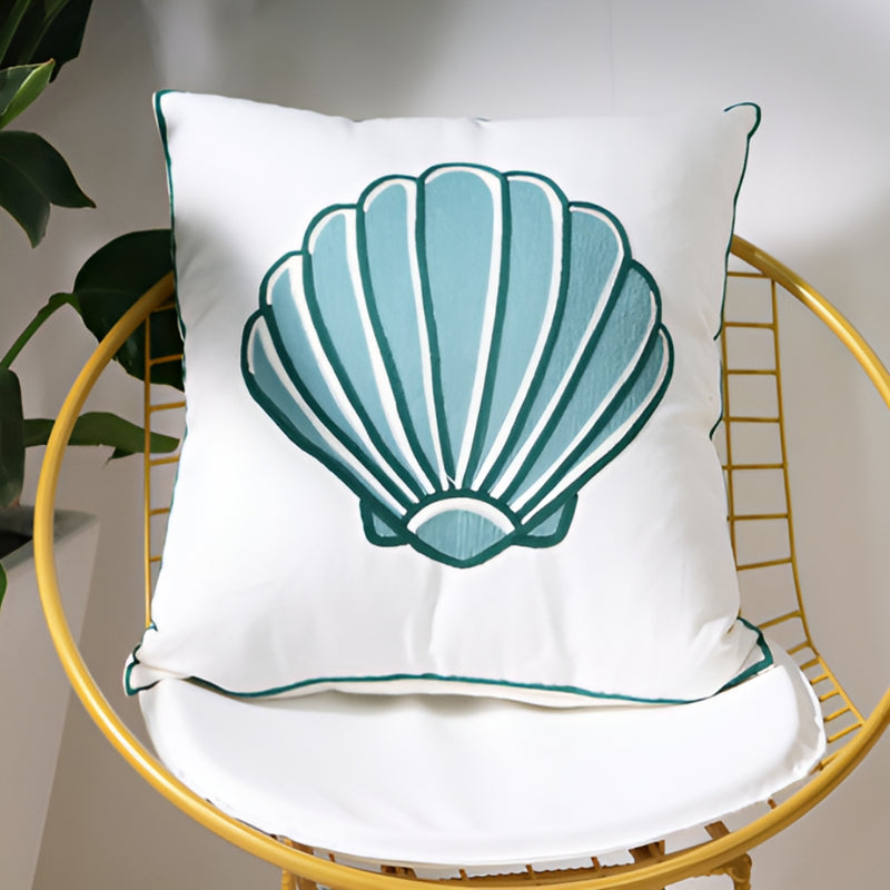 Ocean Treasures Embroidery Cushion Cover