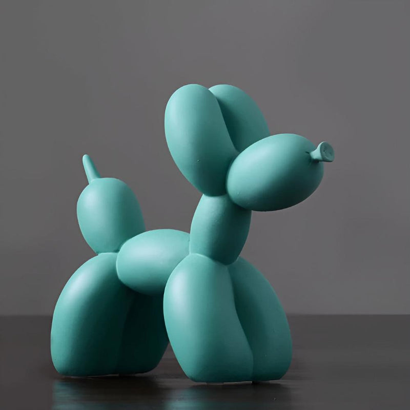 Matte Balloon Dog Resin Sculpture