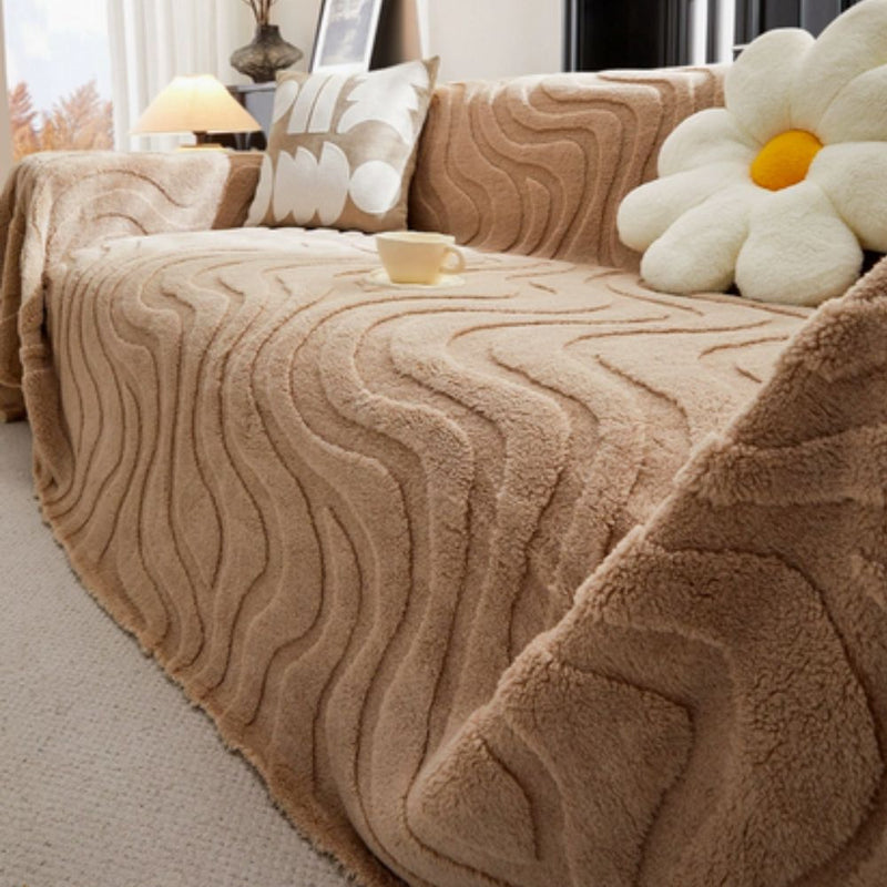 Tranquil Loom Plush Sofa Cover