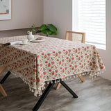 European Pastoral Small Floral Tablecloth