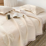 Floral Pattern Cotton Coverlet