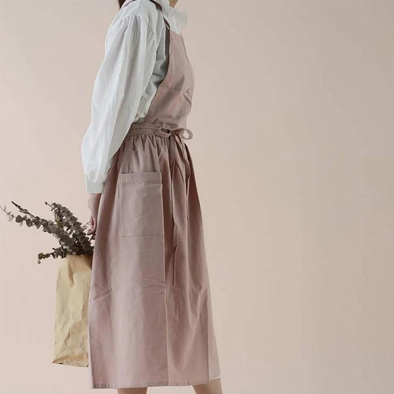 Multipurpose Cotton Apron With Pockets