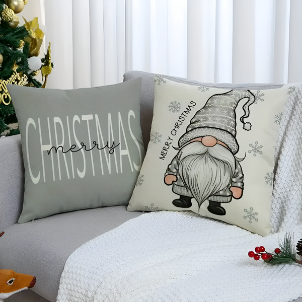 Christmas Gnome Cushion Cover