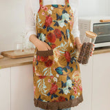 Practical Floral Kitchen & Gardening Apron