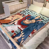 Renaissance Abstract Character Tassel Blanket