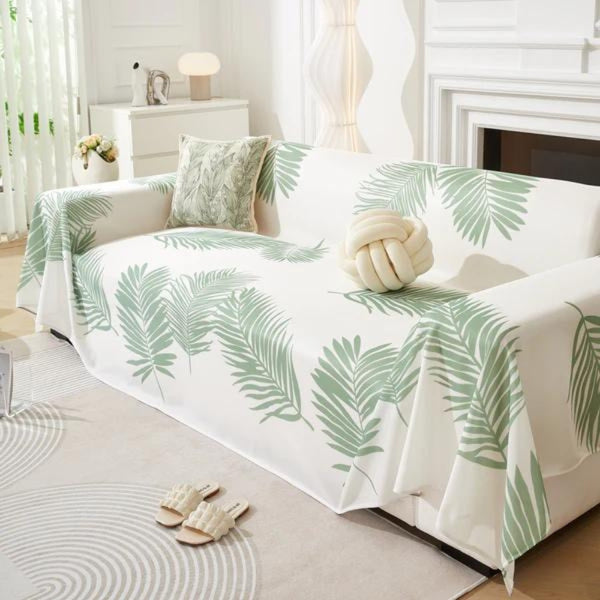 Leaf Pattern Cooling Sofa Cover