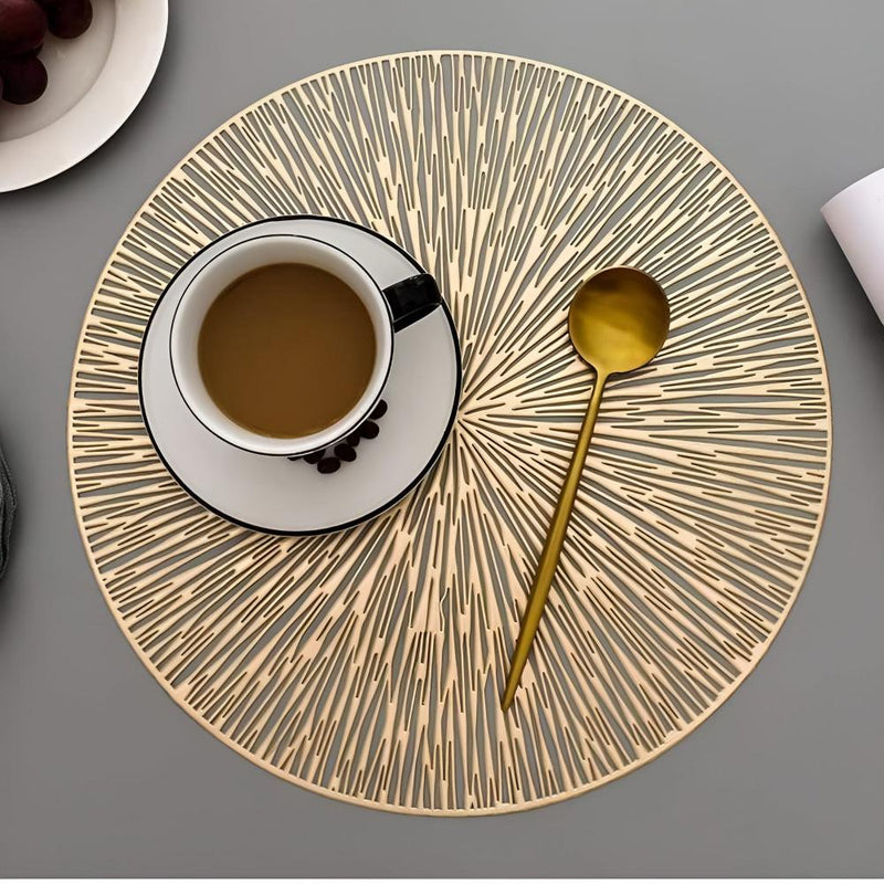 Firework Metallic Table Mat