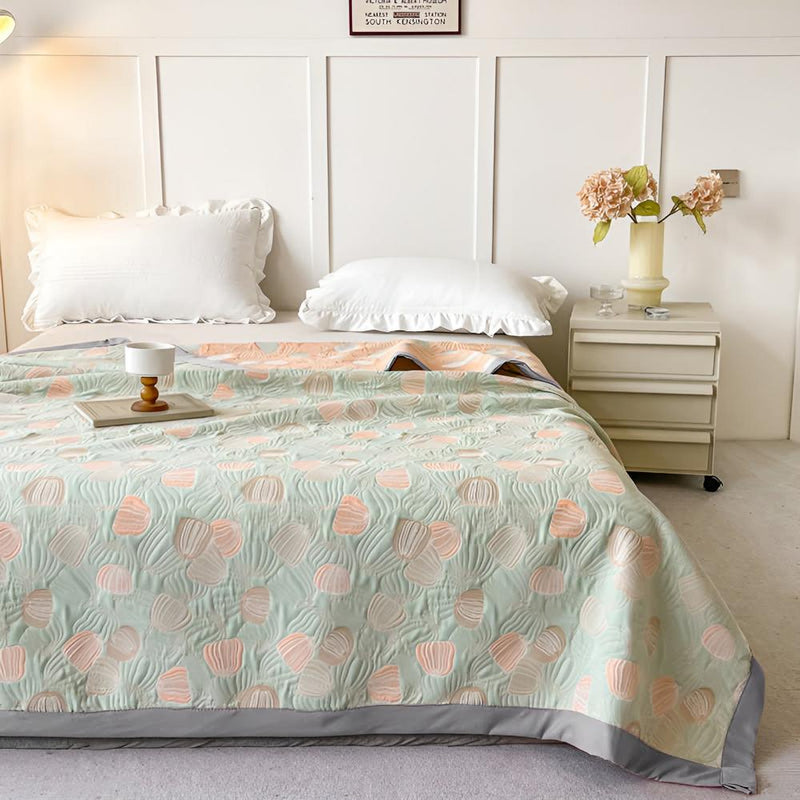 Rural Pumpkin Summer Coverlet