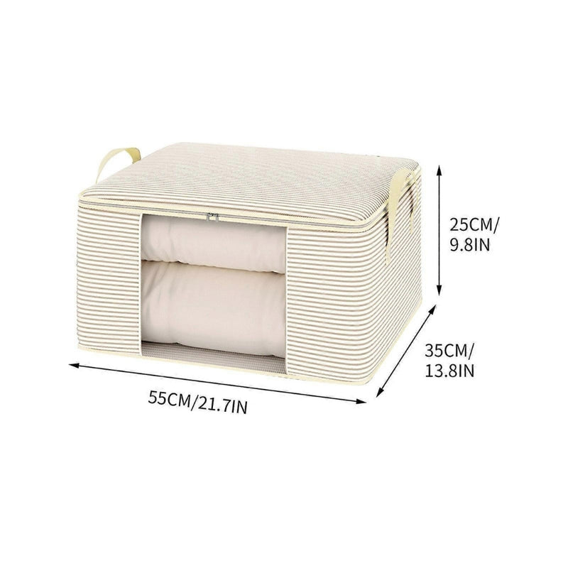Classic Stripe Foldable Storage Bag