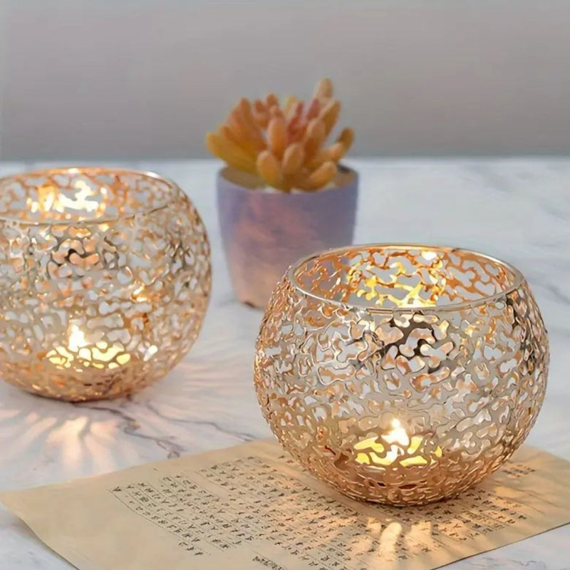 Glow Sphere Candle Holder