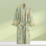 Floral Embrace Cotton Bathrobe