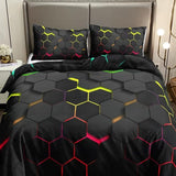 Prisma Hive | 3pcs Quilt Cover Set