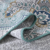 Paisley Aqua Teal Coverlet Set