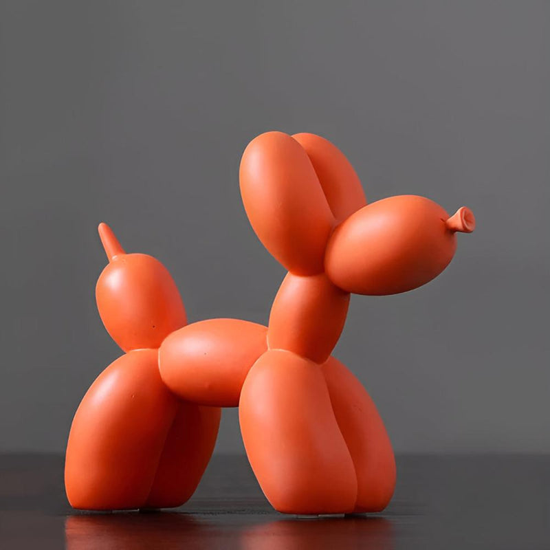 Matte Balloon Dog Resin Sculpture