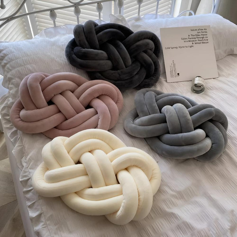 Braided Plush Cushion