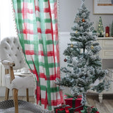 Merry & Bright Plaid Semi-Shading Curtain