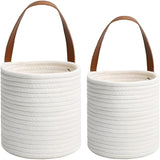 Woven Cotton Rope Hanging Basket