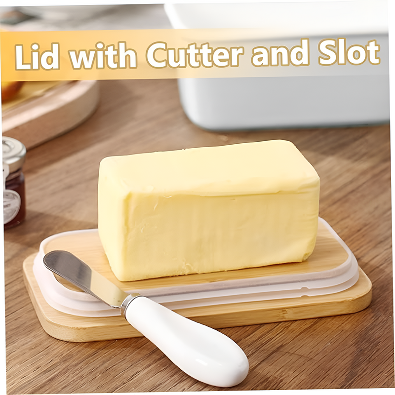 Sleek Butter Cutter Container