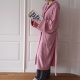 Deluxe Striped Cotton Bathrobe