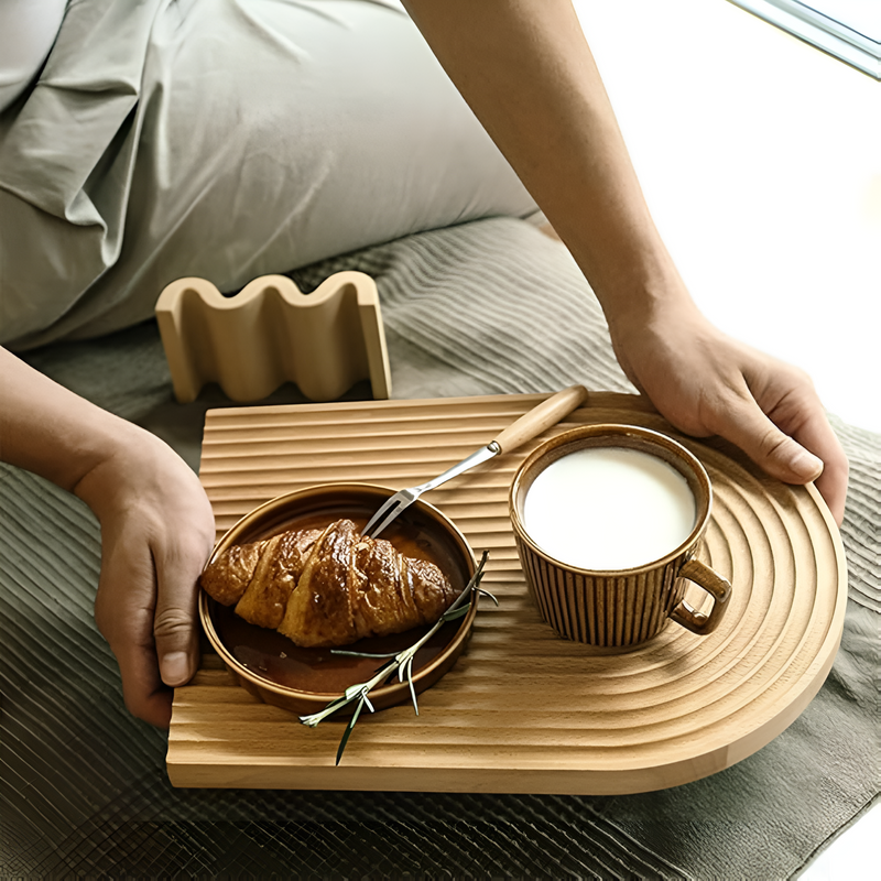 Nordic Ripple Wooden Tray