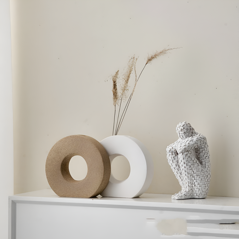 Nordic Minimalist Style Ceramic Vase