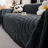 Tranquil Loom Plush Sofa Cover